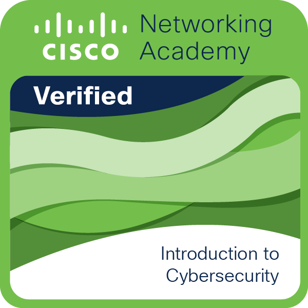 badge cisco introduction to cybersecurity